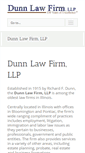 Mobile Screenshot of dunnlaw.com